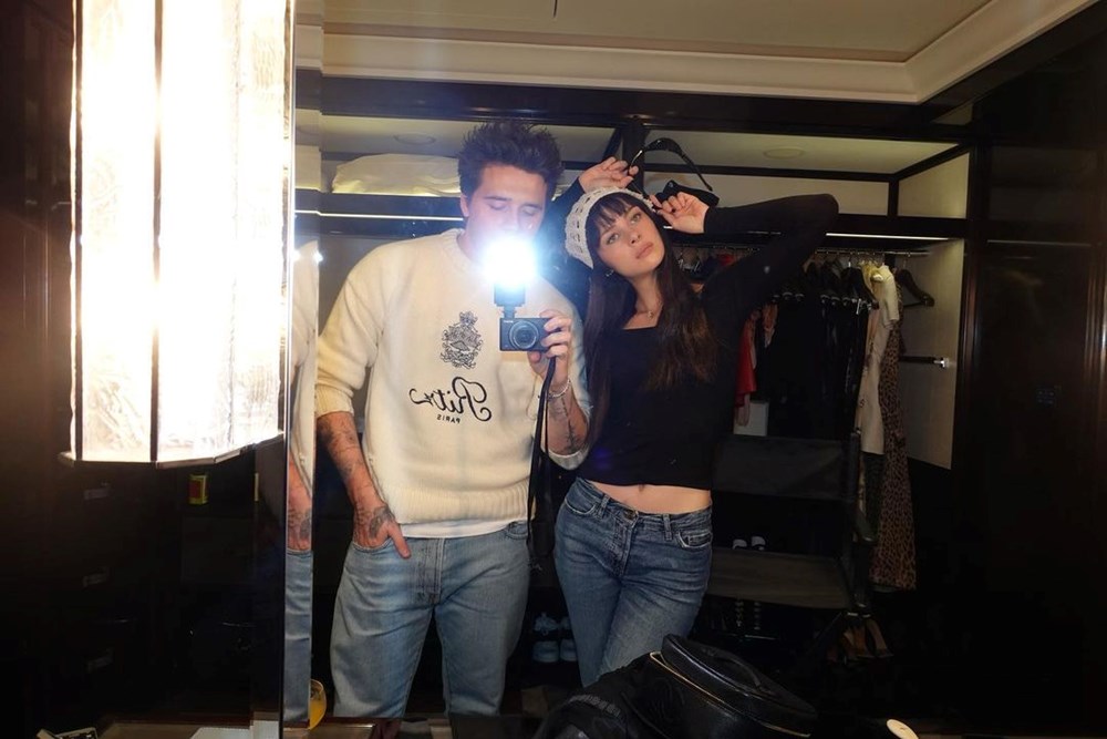 Nicola Peltz ile Brooklyn Beckham'dan evlilik yıl dönümü kutlaması - 7