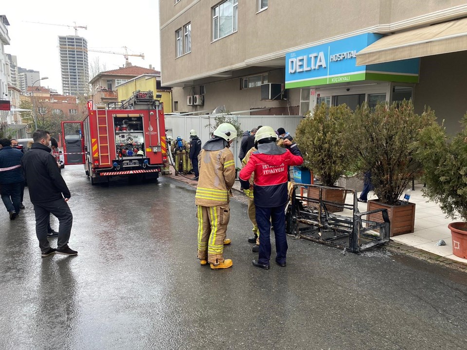 SON DAKİKA HABERİ: İstanbul'da özel hastanede yangın paniği - 2