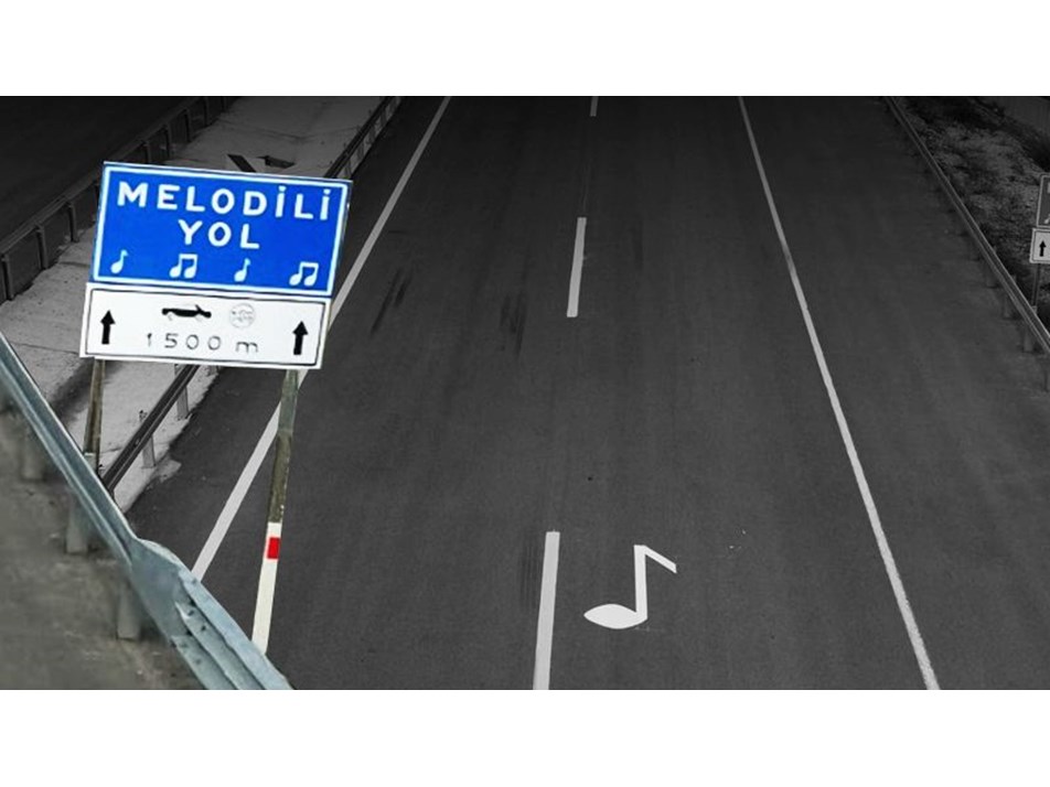 Türkiye'de bir ilk... Melodili Yol hayata geçti