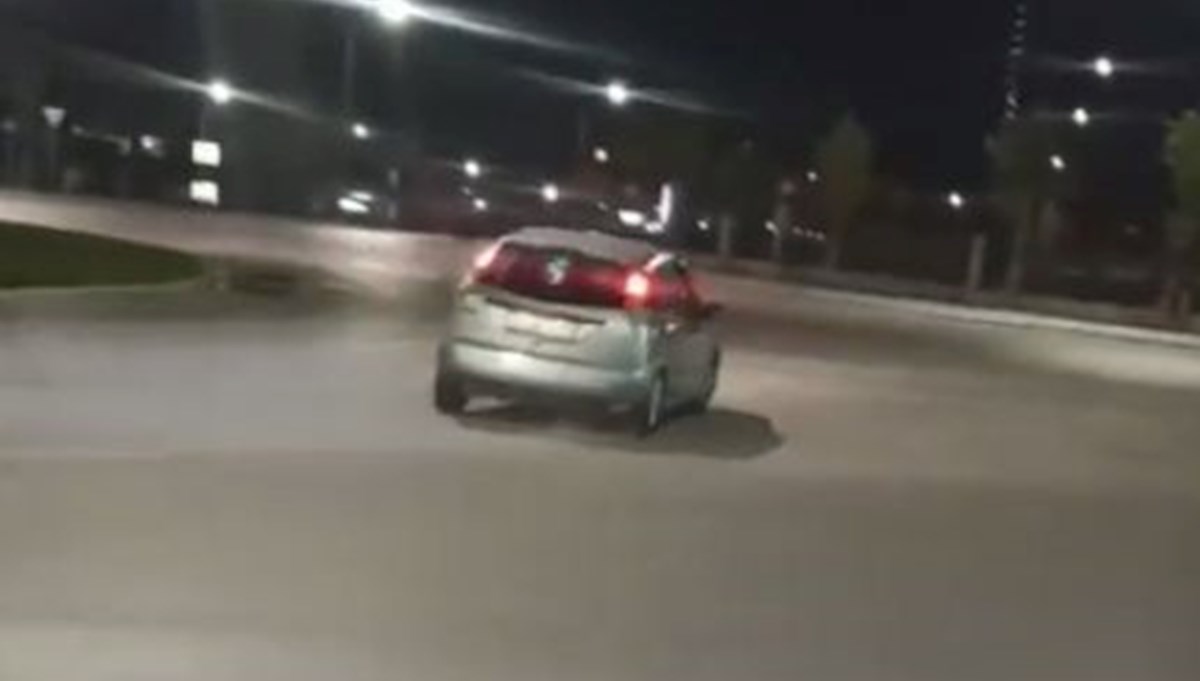 Hastane önünde drift pahalıya patladı Hastane önünde drift pahalıya patladı