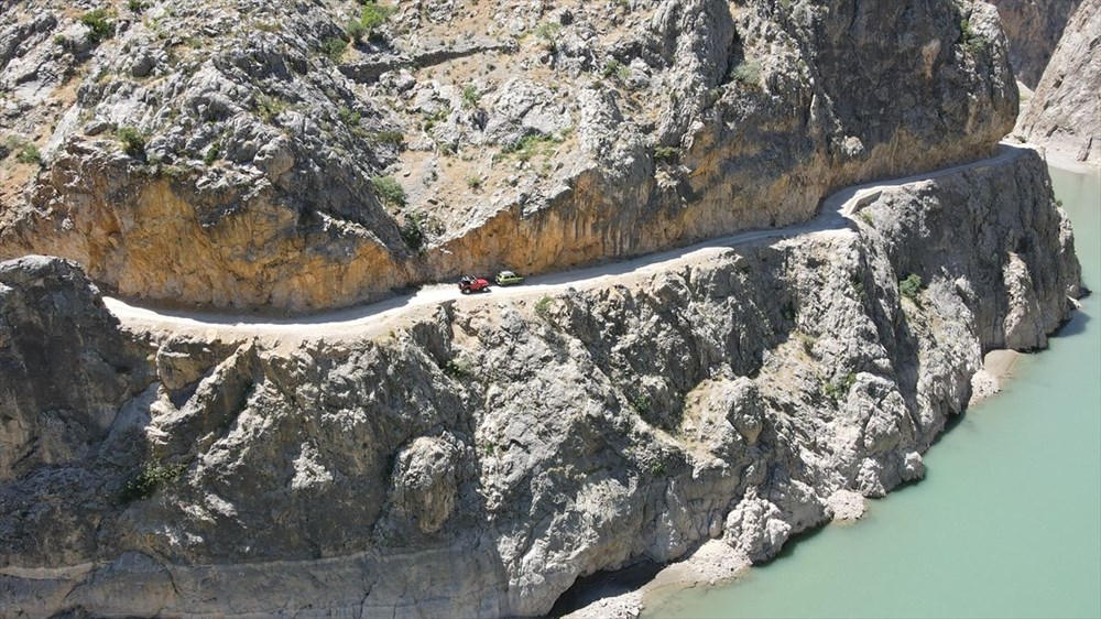 Erzincan'da yürekleri ağza getiren 'Taş Yolu': 132 yılda yapıldı - 15