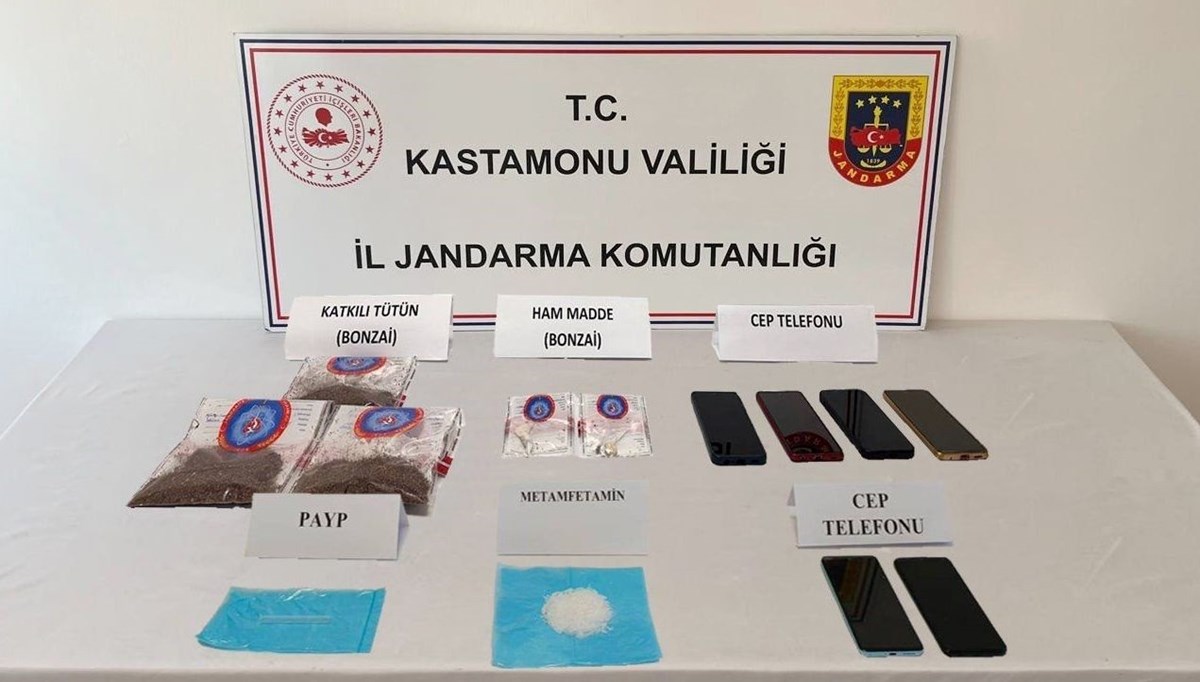 Kastamonu'da uyuşturucu operasyonu