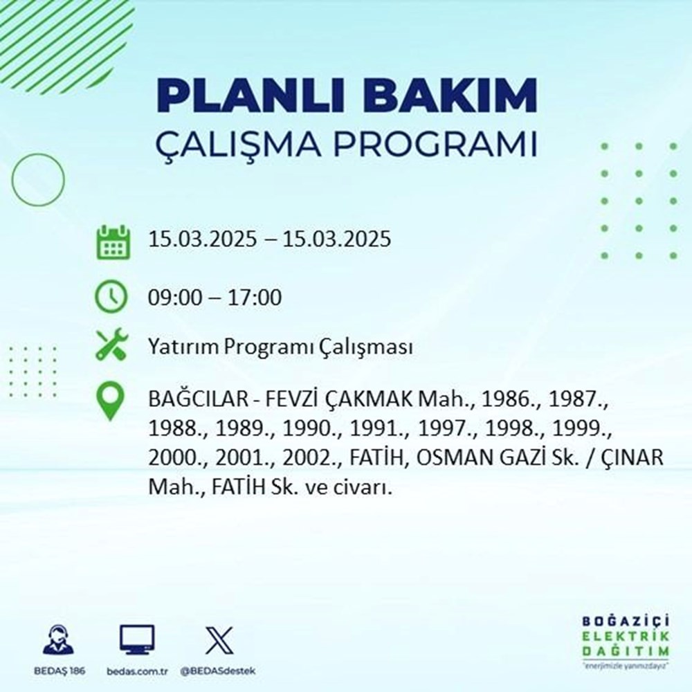 İstanbullular Alarmda: BEDAŞ'tan 8 Saatlik Kesinti Uyarısı! Sular Ne Zaman Durulacak? (15 Mart Kesinti Rehberi) 86 2cXGubY4R0mb nadwNu3yA
