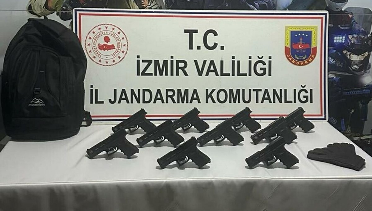 İzmir'de silah kaçakçılığı operasyonu: 2 tutuklama