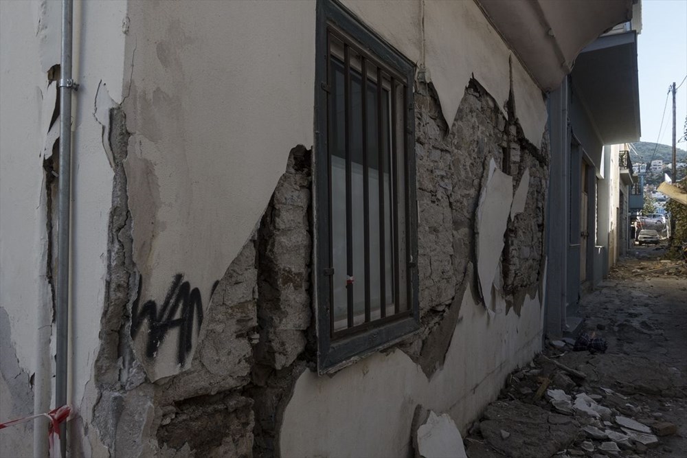 Depremin vurduğu Yunan adası Sisam'da son durum - 38
