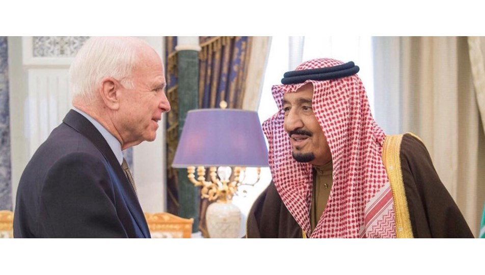 McCain Türkiye ziyareti sonrası Suudi Arabistan'da