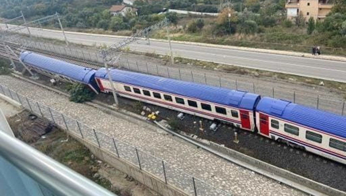Kocaeli Gebze'de tren kazası