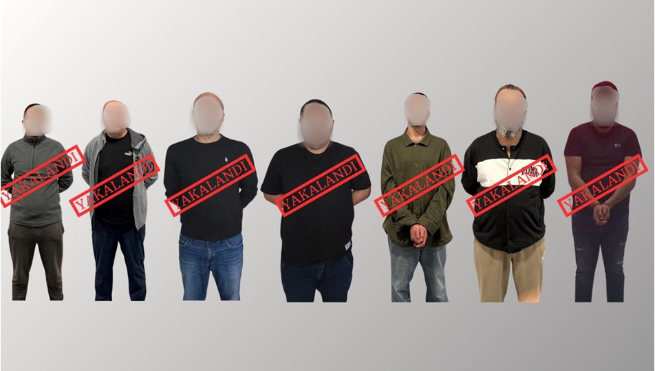 Kırmızı bültenle aranan 7 kişi yakalandı