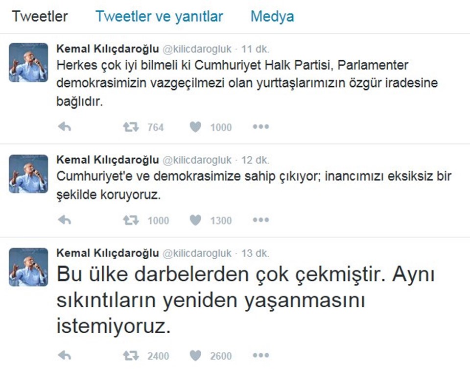 Kılıçdaroğlu: Demokrasimize sahip çıkıyoruz - 1