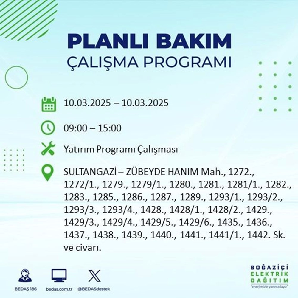 İstanbul'da Elektrikler Gidiyor: 22 İlçede Yarın Hayat Duracak mı? (10 Mart BEDAŞ Kesinti Alarmı) 134 2ickJ d0gkOHh0ae2fNMQQ