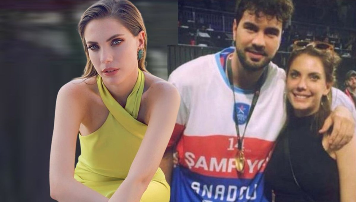 Anadolu Efes'le şampiyon olan Buğrahan Tuncer'e oyuncu sevgilisi Eda Ece'den kutlama