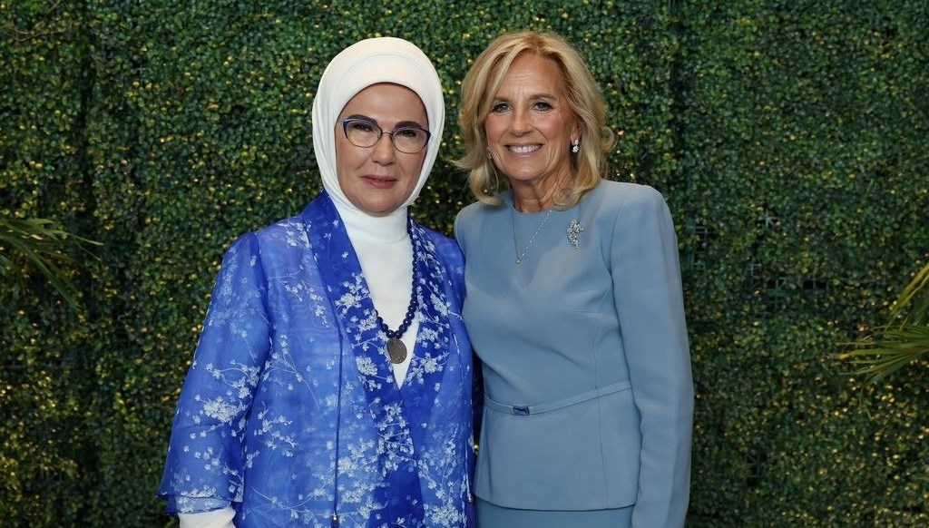 Emine Erdoğan, Jill Biden'ın ev sahipliğindeki öğle yemeğine katıldı