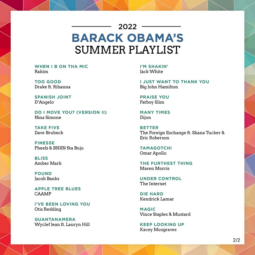Barack Obama bu yaz en sevdiği şarkıların listesini paylaştı - 4