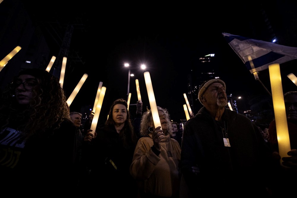 Netanyau'ya ateşkes ve istifa çağrısı: Tel Aviv'de protestolar sürüyor - 9