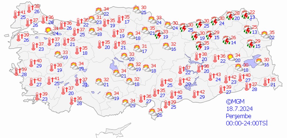 AKOM'dan 'dışarı çıkmayın' uyarısı: Sıcaklıklar artmaya devam ediyor (Bugün hava nasıl olacak?) - 11