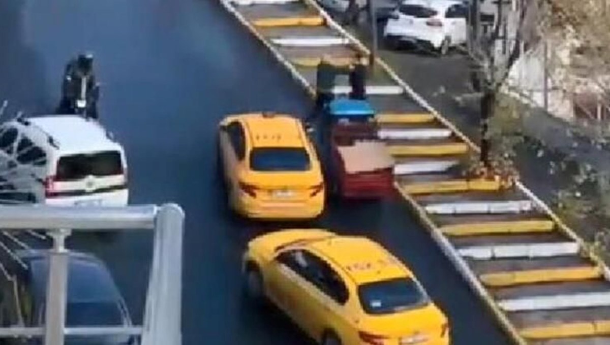 Şişli'de tekme tokat yol verme kavgası