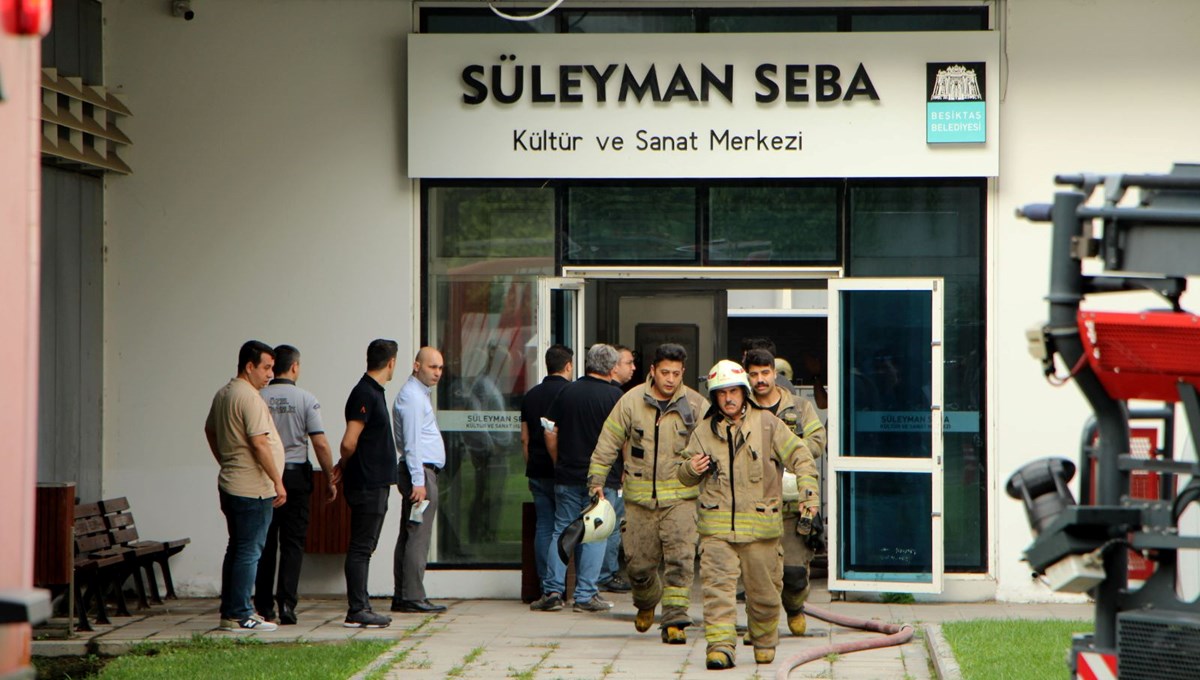 Beşiktaş Süleyman Seba Kültür Merkezi’nde yangın Beşiktaş Süleyman Seba Kültür Merkezi’nde yangın
