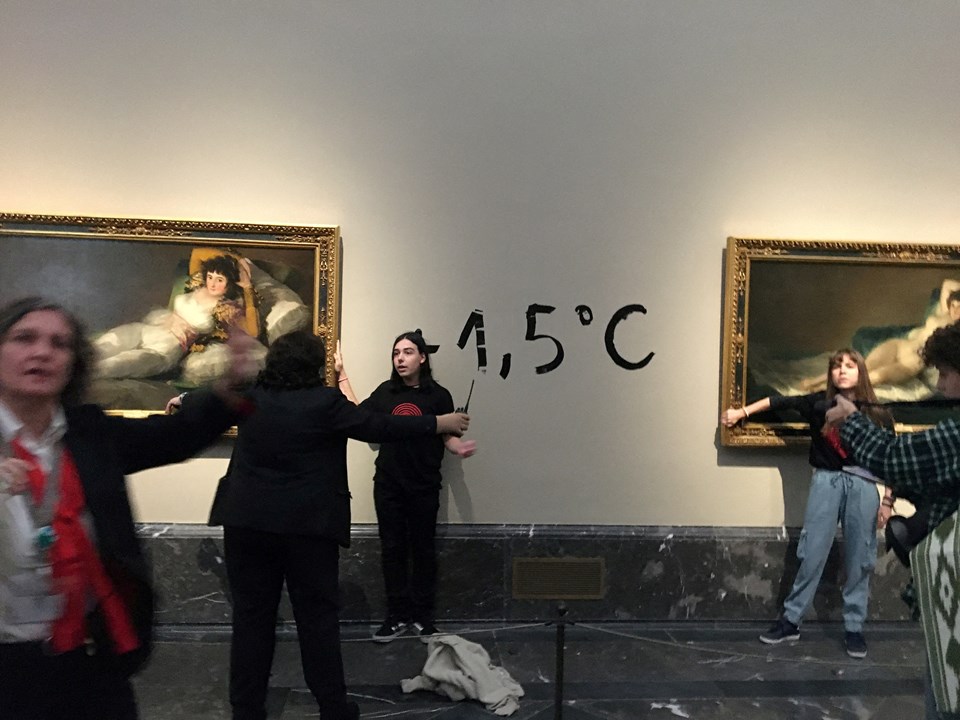 İklim aktivistleri, bu kez de Goya'nın tablolarını hedef aldı - 2