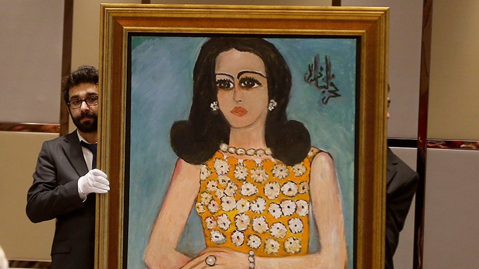 Burhan Doğançay'ın tablosu 850 bin liraya satıldı - 1