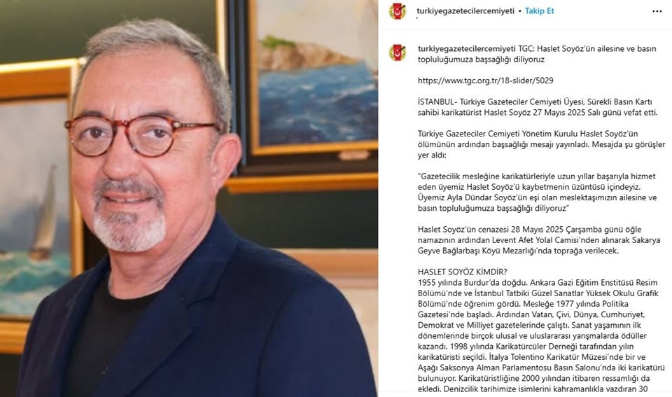 Karikatürist ve ressam Haslet Soyöz hayatını kaybetti (Haslet Soyöz kimdir?) - 1