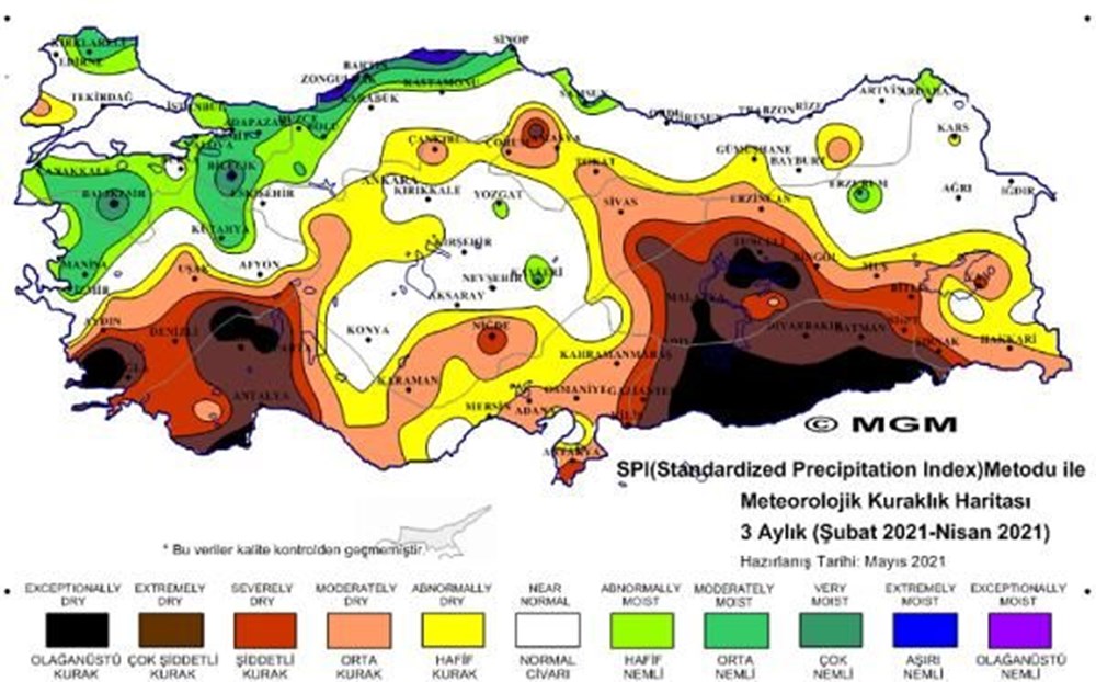 Üç bölgede 'olağanüstü' kuraklık - 10