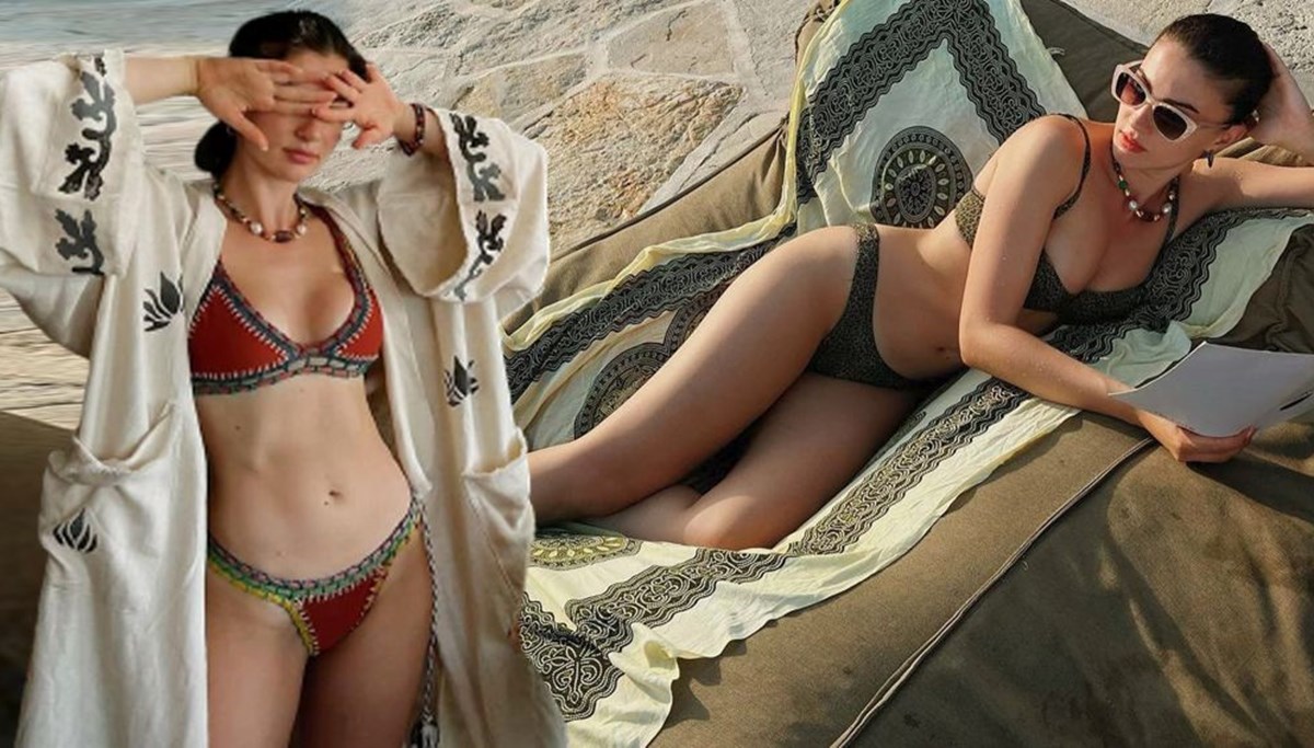 Oyuncu Burcu Özberk'in Bali tatili