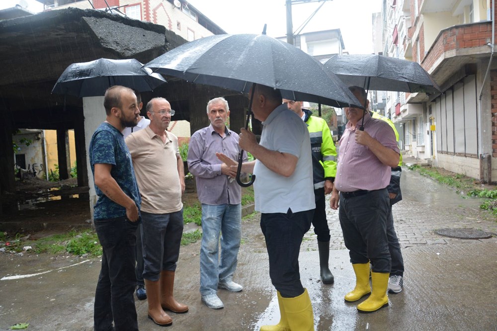 Ordu'da sokaklar sular altında kaldı! Aşırı yağışlar hayatı felç etti - 3