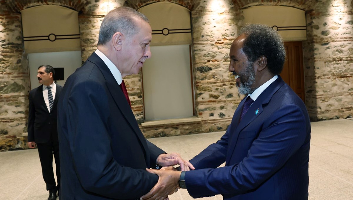 Cumhurbaşkanı Erdoğan, Somali Cumhurbaşkanı ile görüştü Cumhurbaşkanı Erdoğan, Somali Cumhurbaşkanı ile görüştü