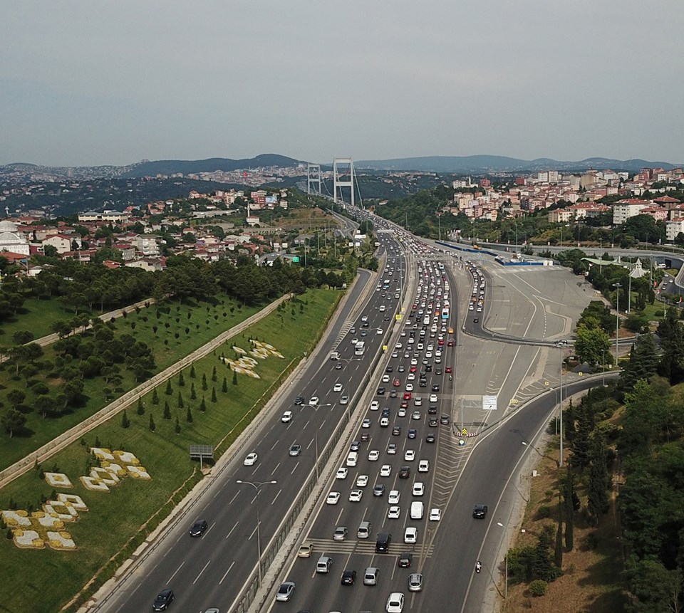 İstanbul trafiğinde bayram ziyareti yoğunluğu - 2