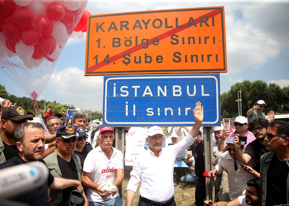 CHP lideri Kılıçdaroğlu yürüyüşün 23. gününde İstanbul'a ulaştı - 1