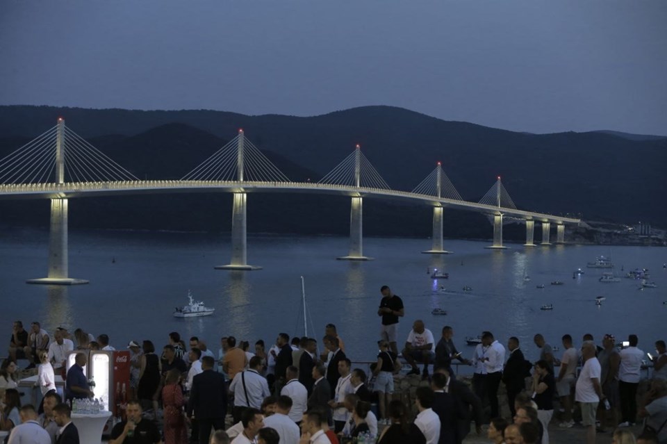Hırvatistan'daki "tartışmalı" Peljesac Köprüsü açıldı - 1