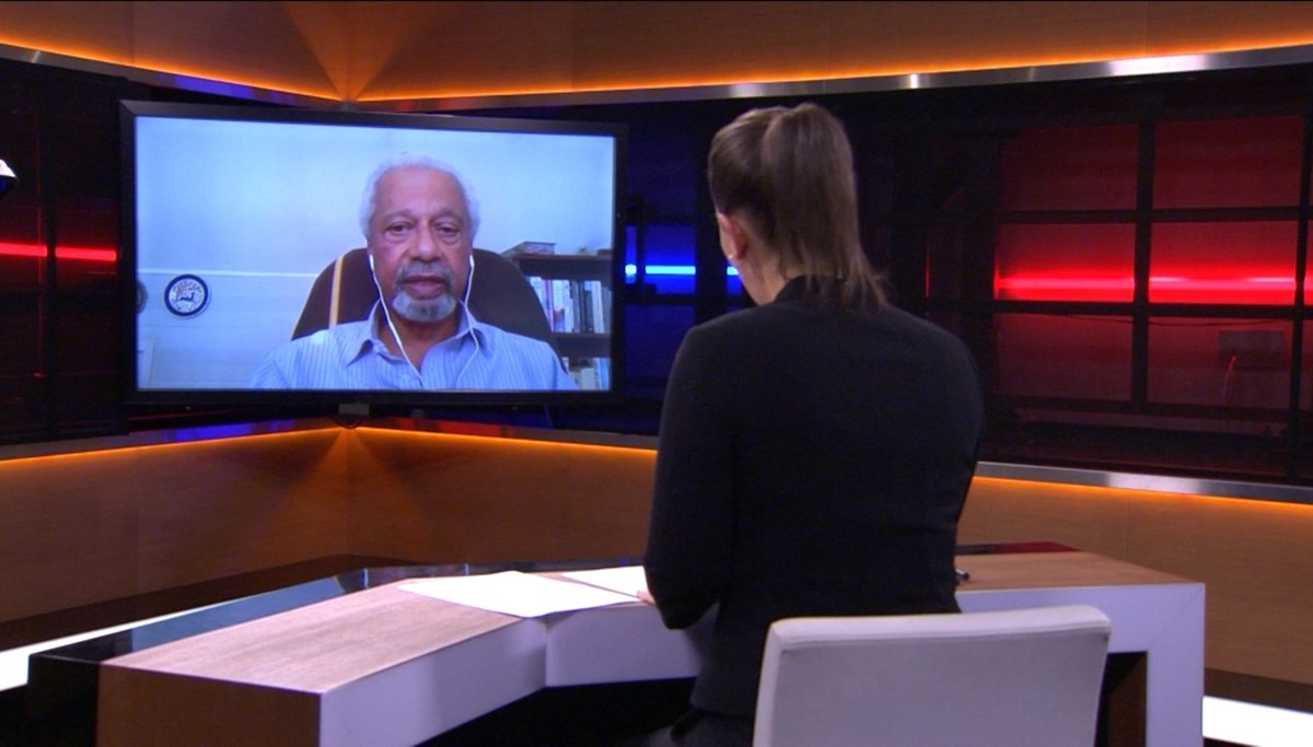 Nobel Edebiyat Ödüllü Yazar Gurnah NTV'de Nobel Edebiyat Ödüllü Yazar Gurnah NTV'de