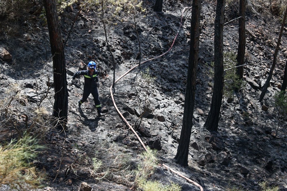 Marmaris'teki orman yangını kontrol altına alındı - 11