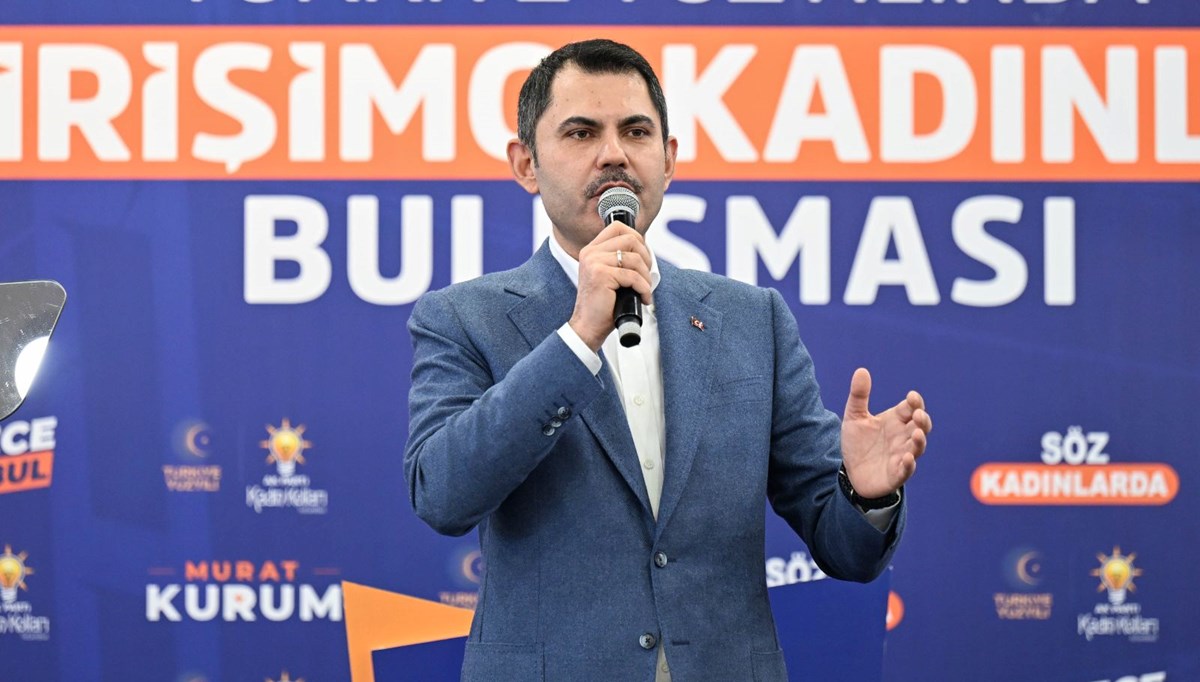 Murat Kurum'dan, girişimci kadınlara 100 bin TL destek vaadi Murat Kurum'dan, girişimci kadınlara 100 bin TL destek vaadi