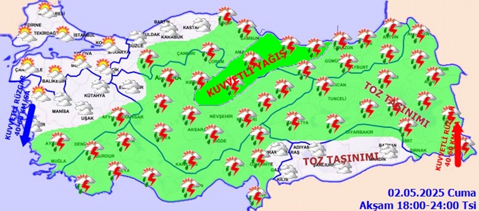 Dikkat! Meteoroloji saat verip uyardı: Yurdun büyük bölümünde etkili olacak