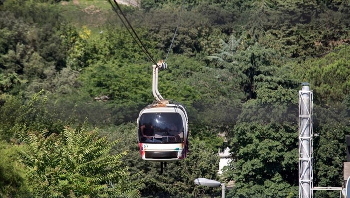 Eyüp-Piyer Loti teleferik seferleri yapılamıyor Eyüp-Piyer Loti teleferik seferleri yapılamıyor