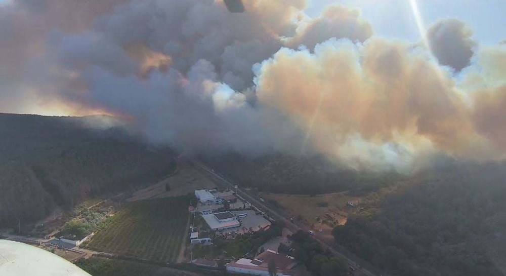 İzmir'in Selçuk ve Menderes ilçelerinde yangın: Ekiplerin müdahalesi sürüyor - 18