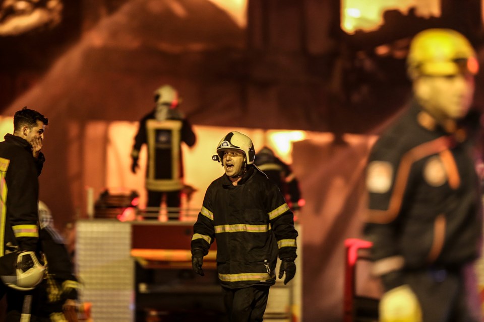 Bursa''da tekstil fabrikasında yangın - 1