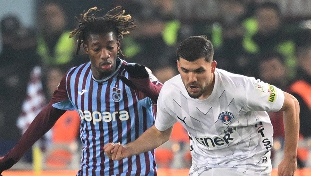 Kasımpaşa ile Trabzonspor 32. randevuda Kasımpaşa ile Trabzonspor 32. randevuda