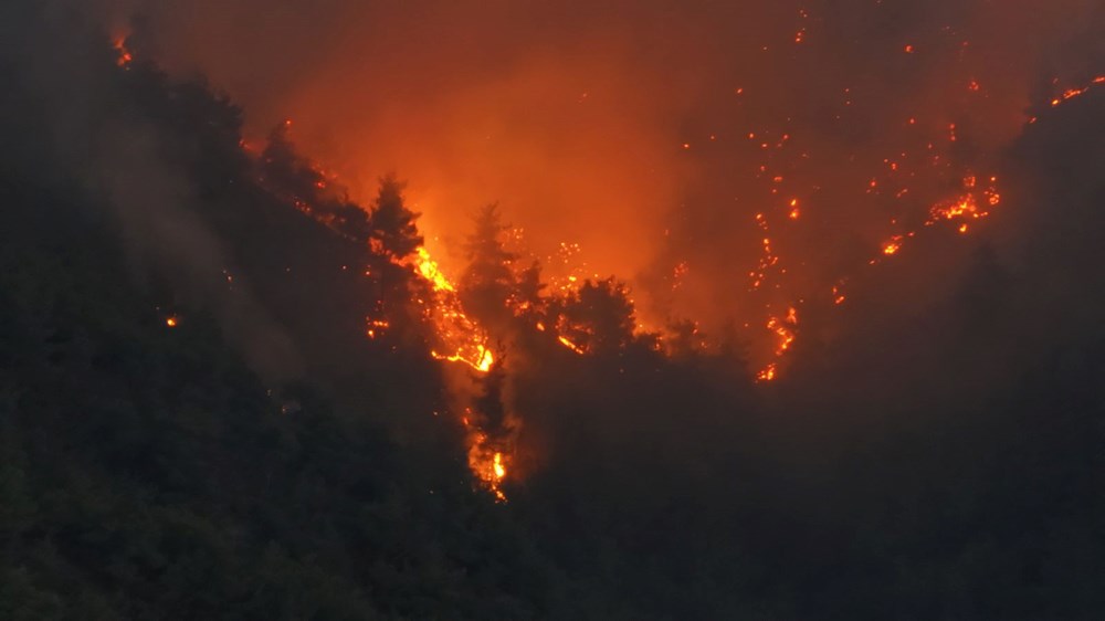 Sakarya-Bilecik orman yangınında son durum: Alevler hortum oluşturdu, duman Eskişehir'e ulaştı - 5