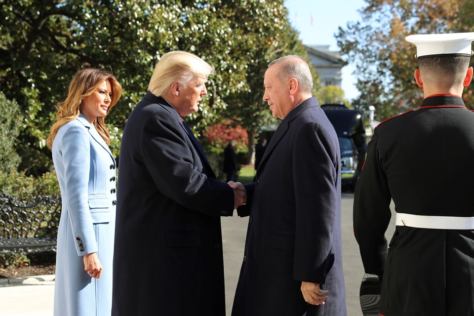 Cumhurbaşkanı Erdoğan ve ABD Başkanı Trump'tan art arda görüşmeler (Senatörler de katıldı) - 1