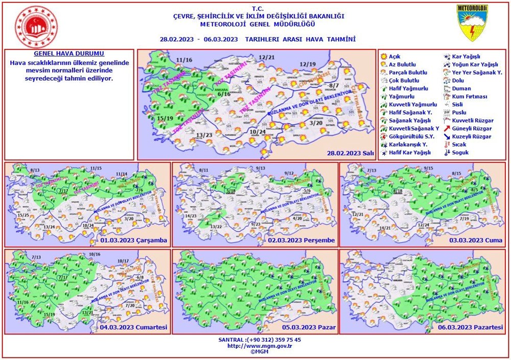 Sıcaklık artıyor, çöl tozuna dikkat! (Bugün ve hafta genelinde hava nasıl olacak?) - 7