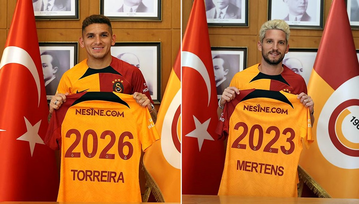 Galatasaray Torreira ve Mertens transferlerini açıkladı
