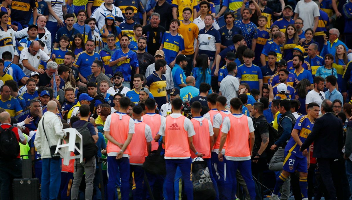 Boca Juniors-River Plate derbisi sonrası ortalık karıştı Boca Juniors-River Plate derbisi sonrası ortalık karıştı