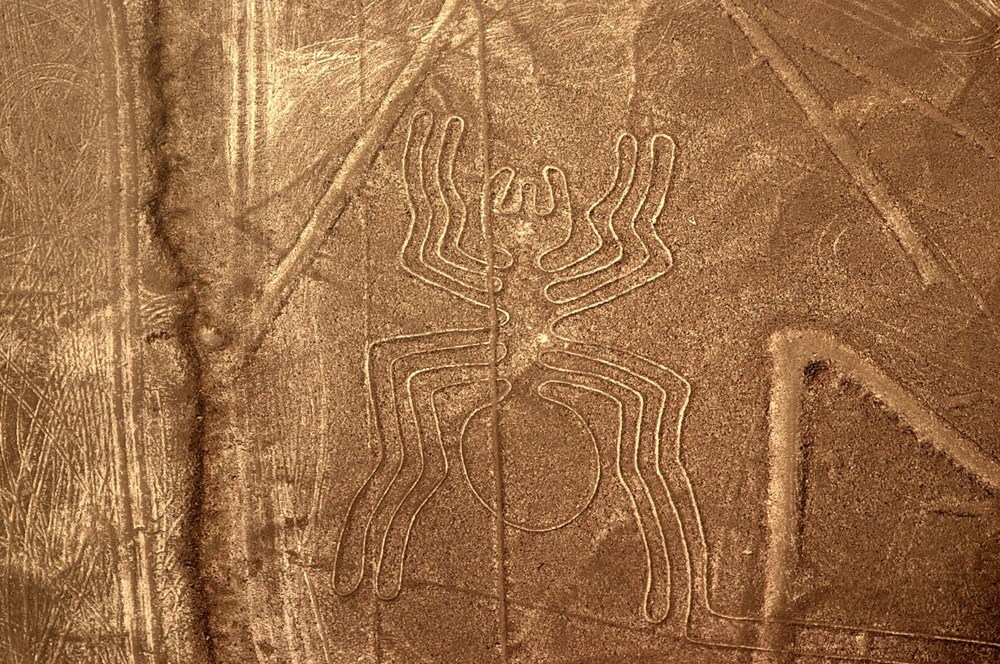 Peru'da arkeologlar bir yamaca çizilmiş 2 bin yıllık kedi figürü keşfetti - 4