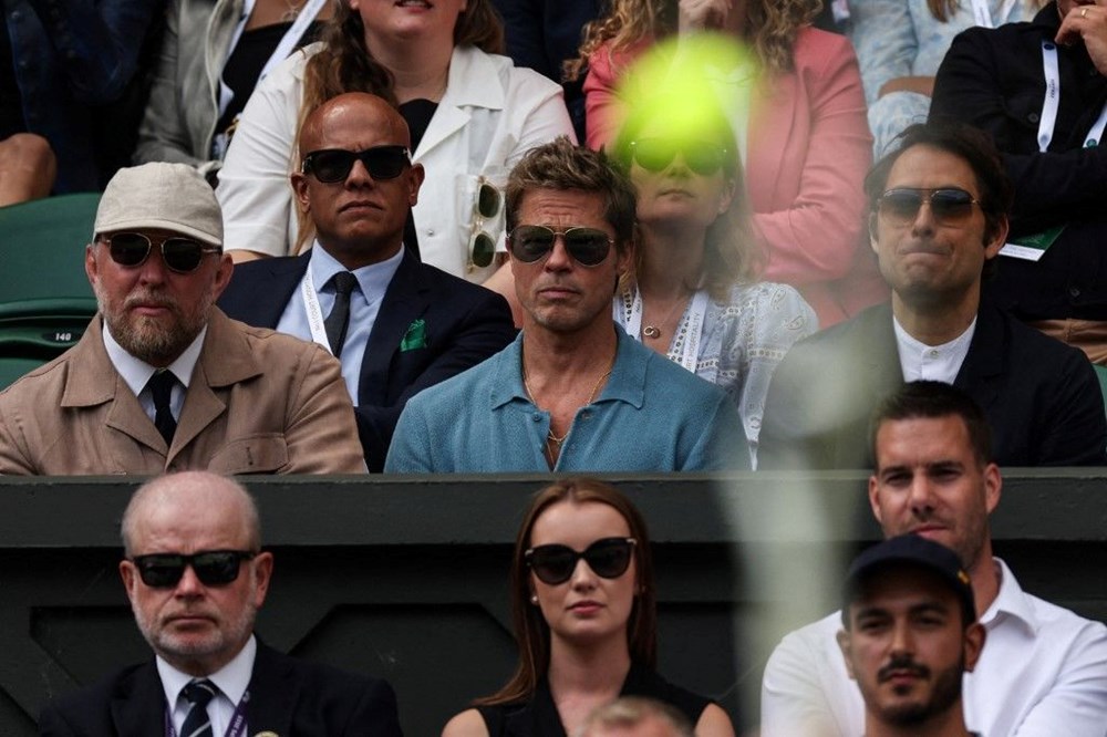 Wimbledon finaline kraliyet, Brad Pitt ve James Bond çıkarması - 10