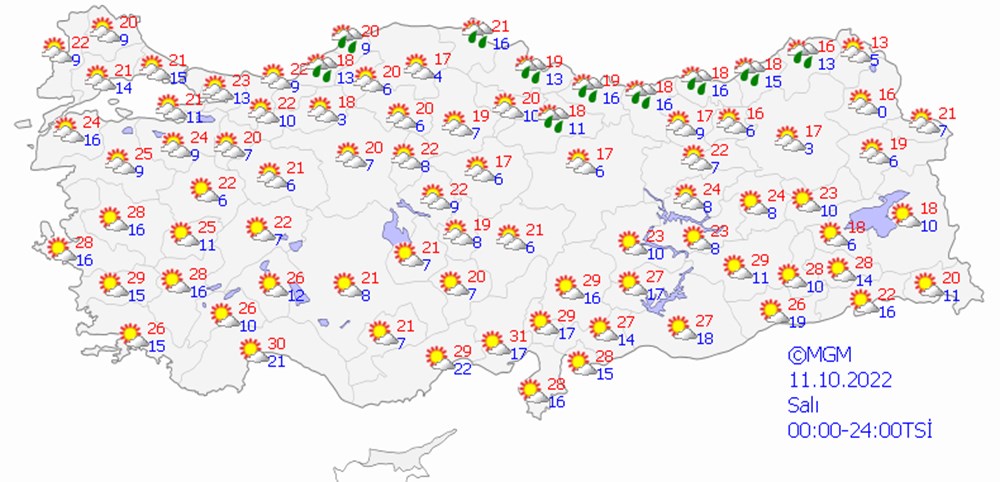 İstanbul ve 18 il için sarı kodlu uyarı (Hafta sonu hava nasıl olacak?) - 11
