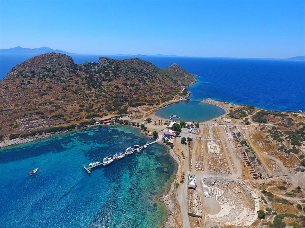 Ege ve Akdeniz'in birletii yer: Knidos