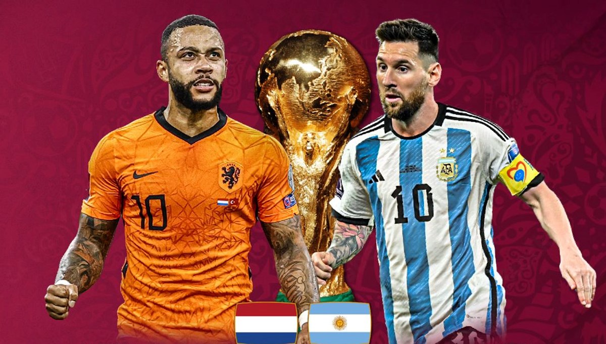 Dünya Kupası Katar 2022'de Hollanda ve Arjantin yarı final için karşı karşıya