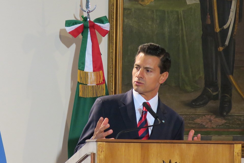 Meksika'nın Devlet Başkanı Enrique Pena Nieto
